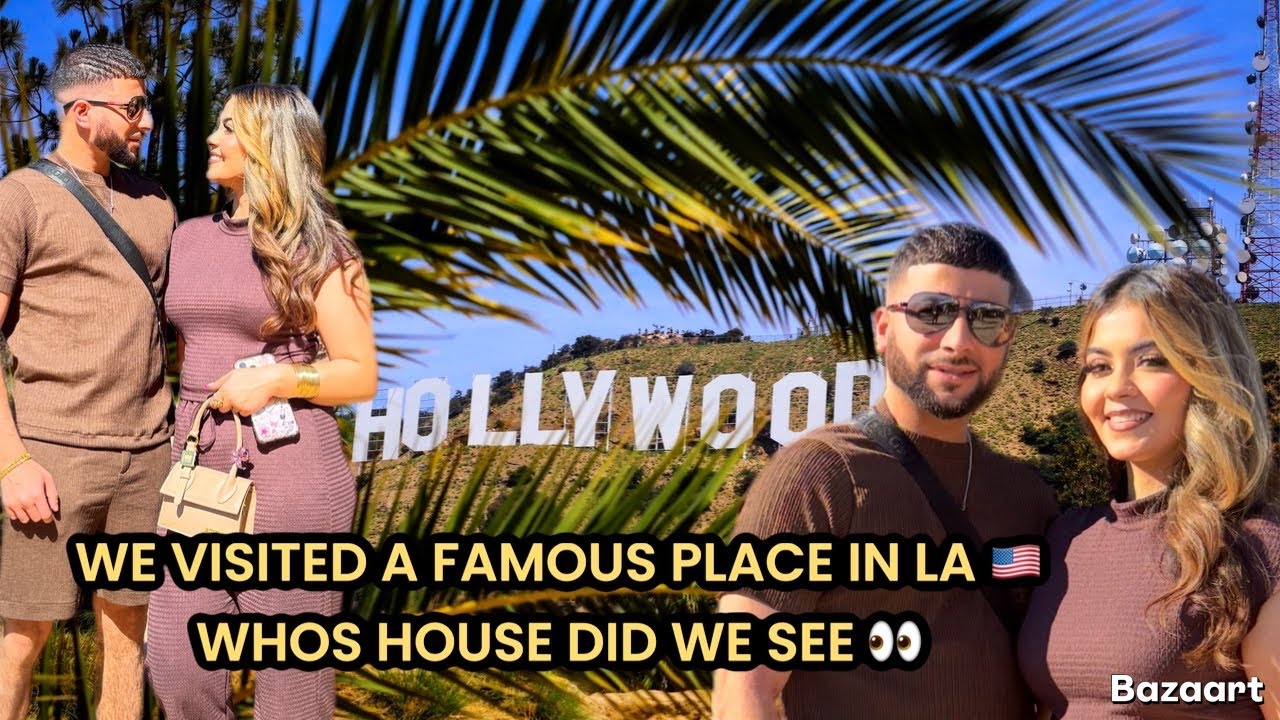 WE VISITED A FAMOUS PLACE IN LA!! WHOS HOUSE DID WE SEE!? 👀🇺🇸