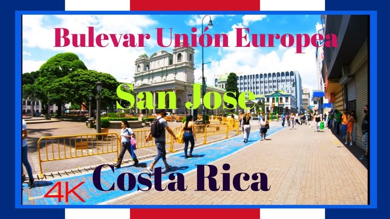 Bulevar Unión Europea | San José | Costa Rica |[4K] ✅🎥🚶