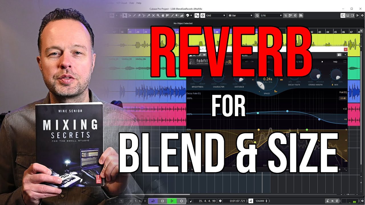 How to use reverb in a mix for blend and size