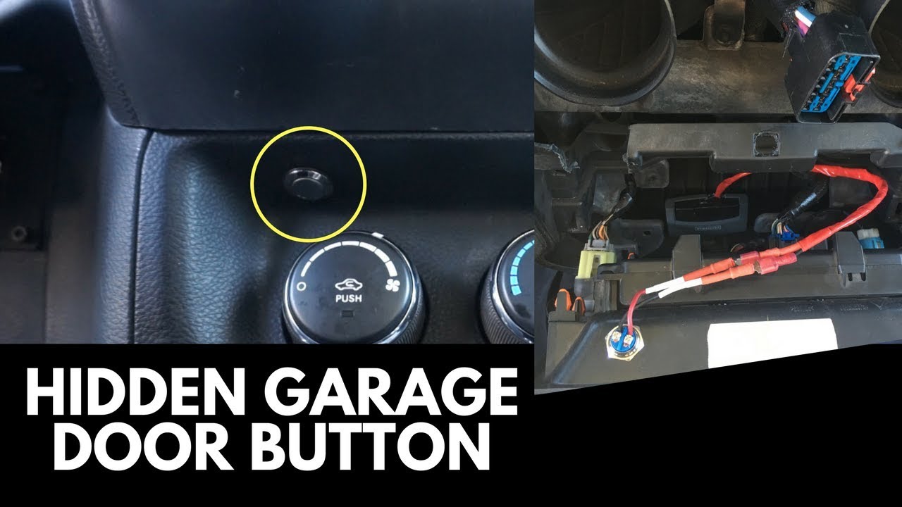 $2 Hidden Garage Door Button Mod! [DIY and Super Easy!]