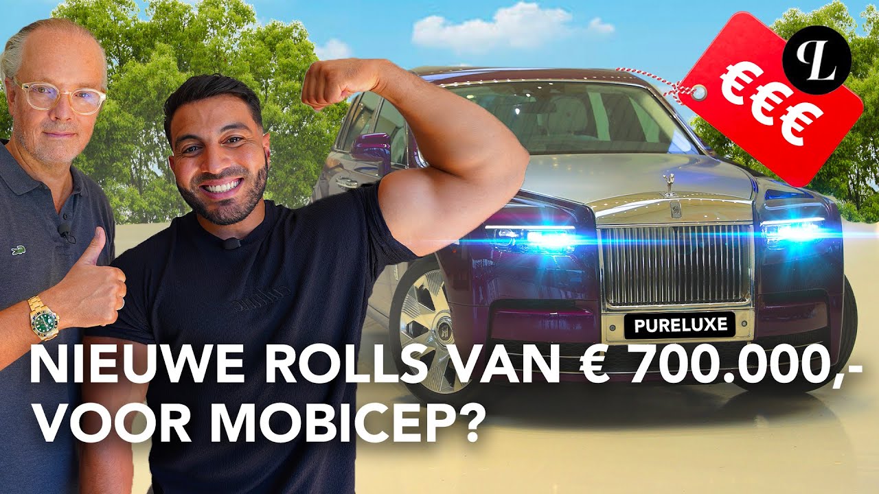 BIJ MOBICEP LANGS MET NIEUWSTE ROLLS ROYCE
