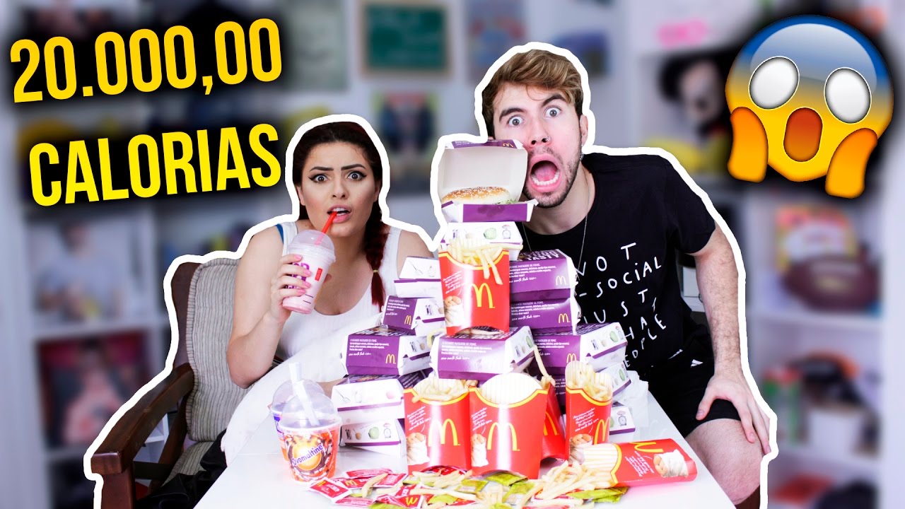 DESAFIO COMER 20,000 CALORIAS (20 HAMBURGERS) COM KIM ROSACUCA