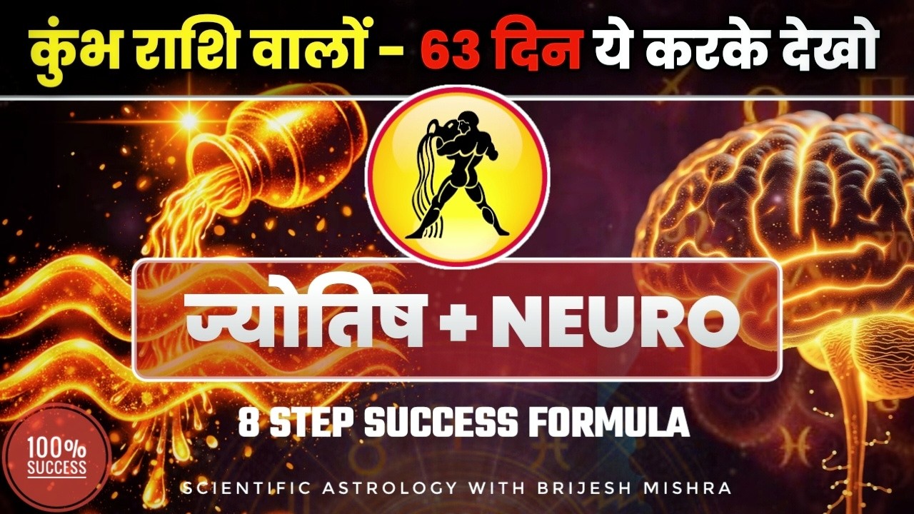 कुंभ राशि 2026 | 8 Step Success Formula | ज्योतिष + Brain Science Explained #aquarius2026