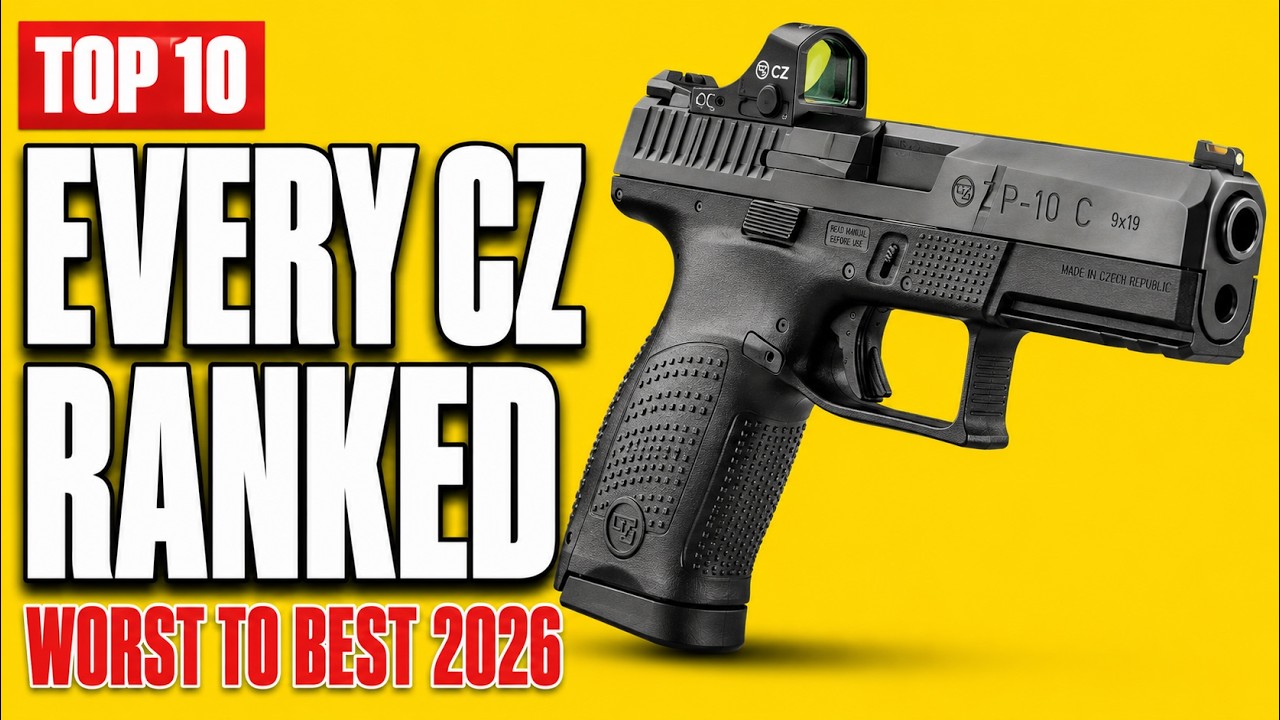 Top 10 Best CZ Handguns You Can Buy in 2026 (Full Ranking)