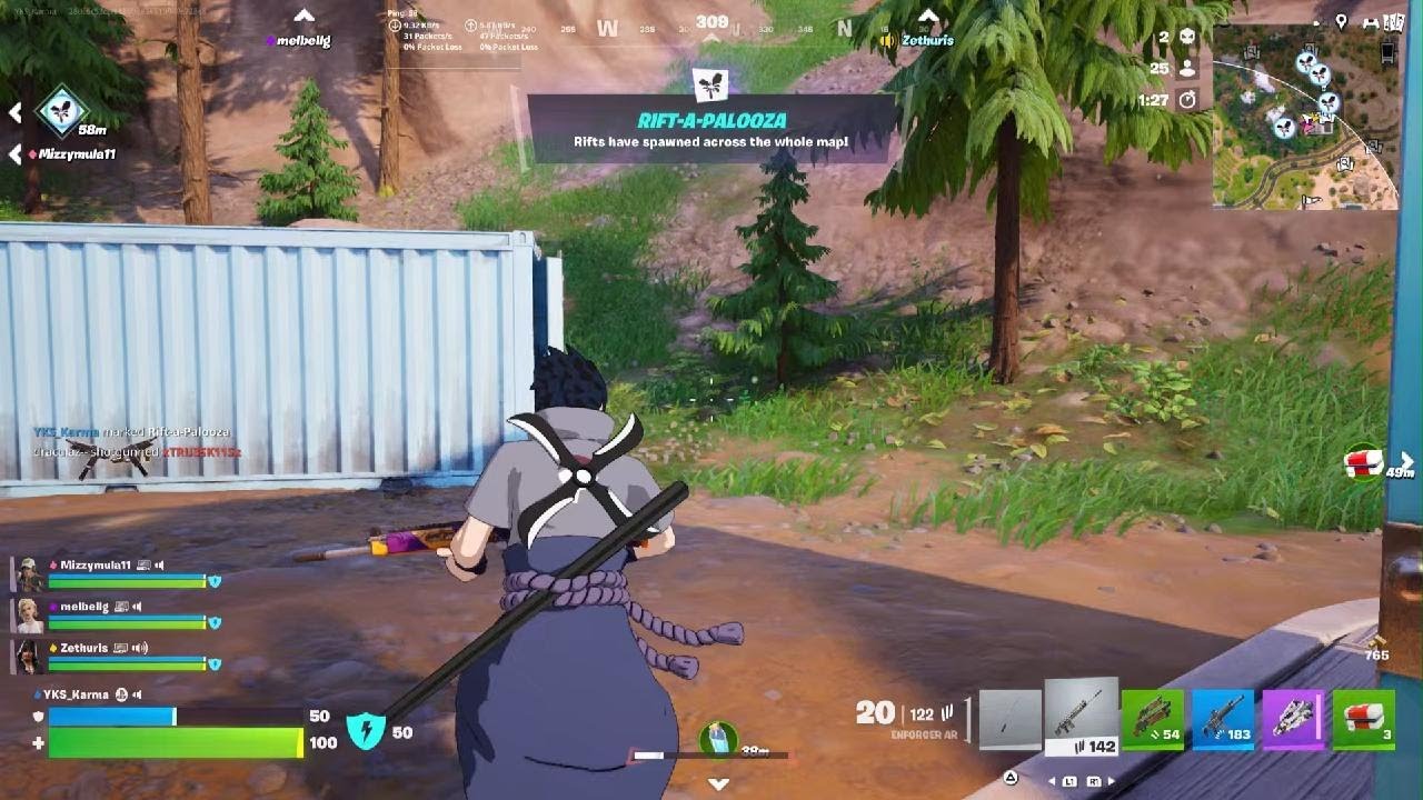 Fortnite Zero Build Squad's.86 #VICTORYROYAL #PS5