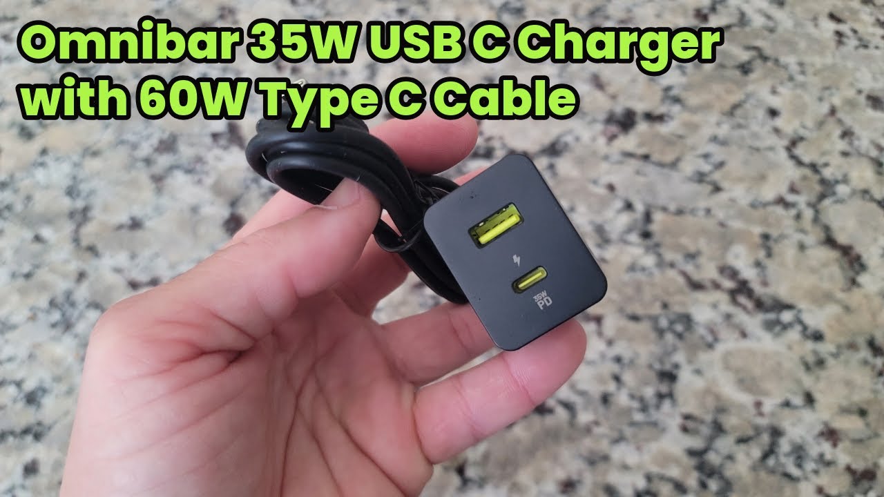 Omnibar 35W USB-C charger