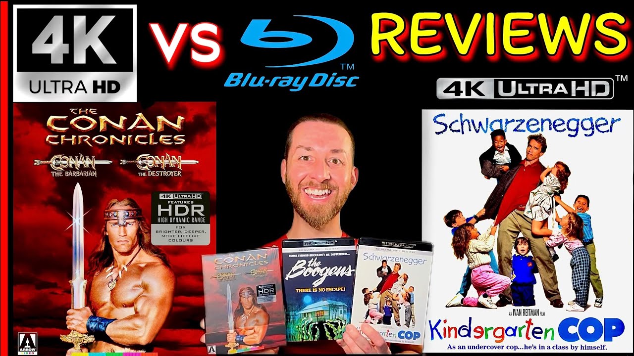 Kindergarten COP 4K UHD CONAN The Barbarian & Destroyer 4K UHD vs Blu Ray Comparison Reviews Boogens