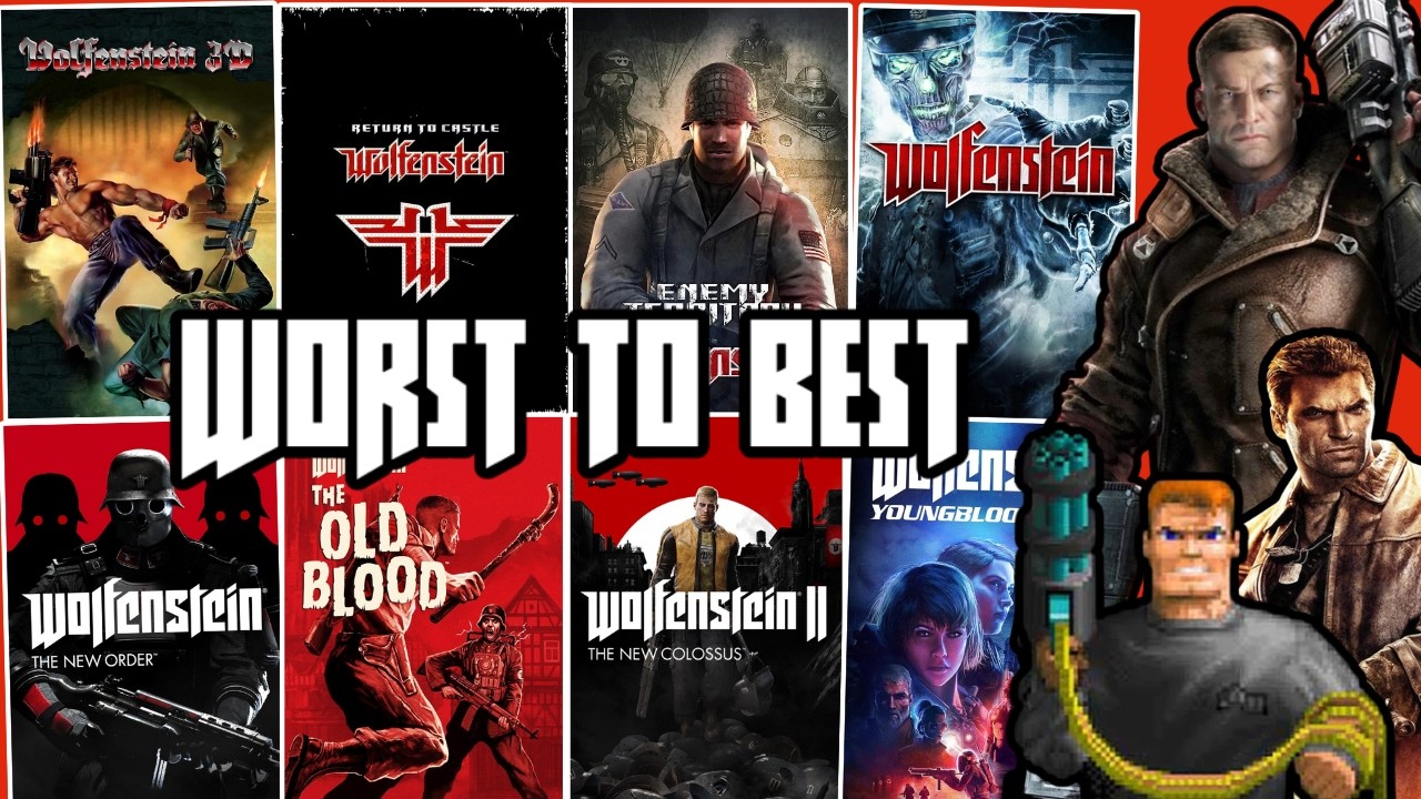 Ranking EVERY Wolfenstein Game WORST TO BEST (Top 9 Games)