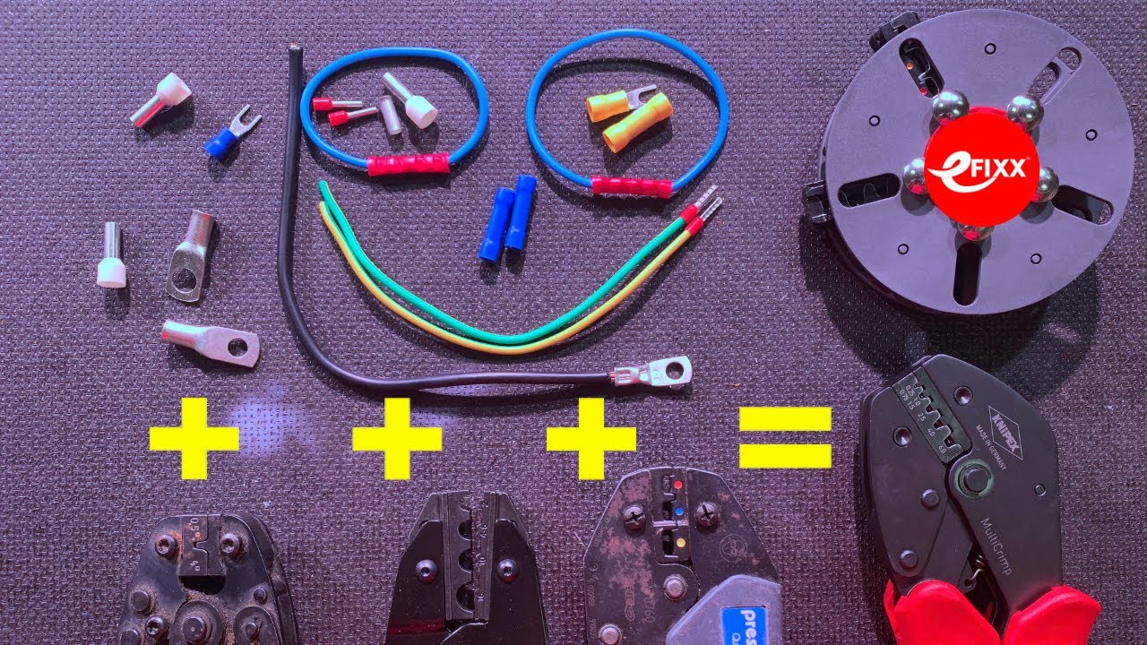 Knipex Multicrimp: 3 обжимных инструмента в 1 — наконечники и обжимные клеммы