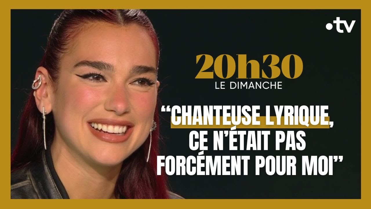 L'interview intégrale de Dua Lipa – 20h30 le dimanche