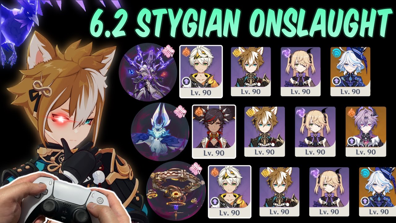 6.2 Stygian Onslaught with Machine Gun Gorou! - Genshin Impact