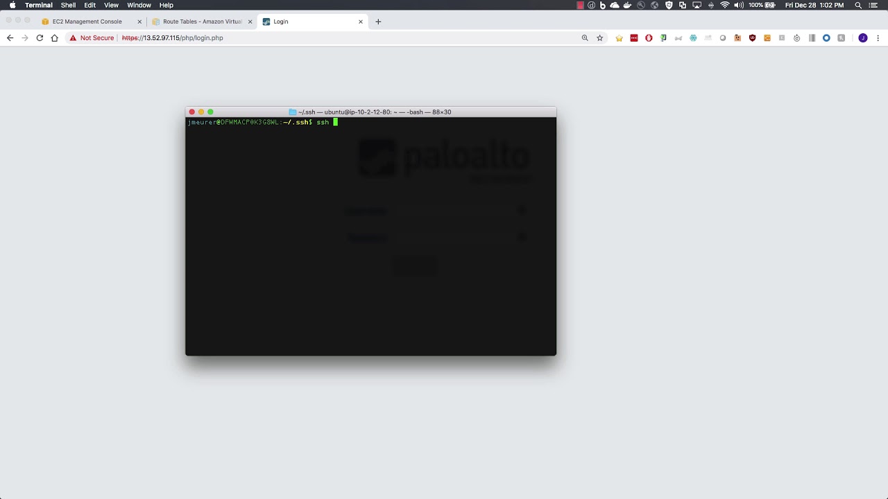 VM-Series on AWS: Deploying the VM-Series from AWS Marketplace