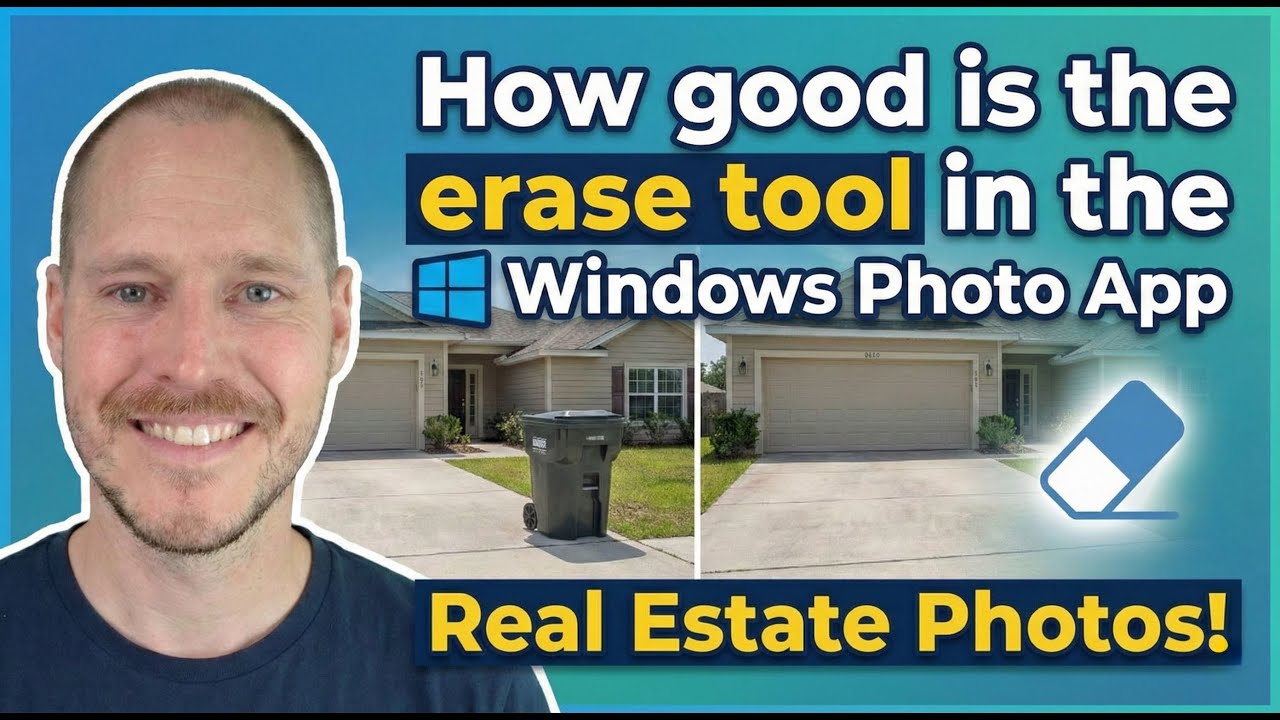 Is the erase tool in the Windows Photo App any good? (Real Estate)