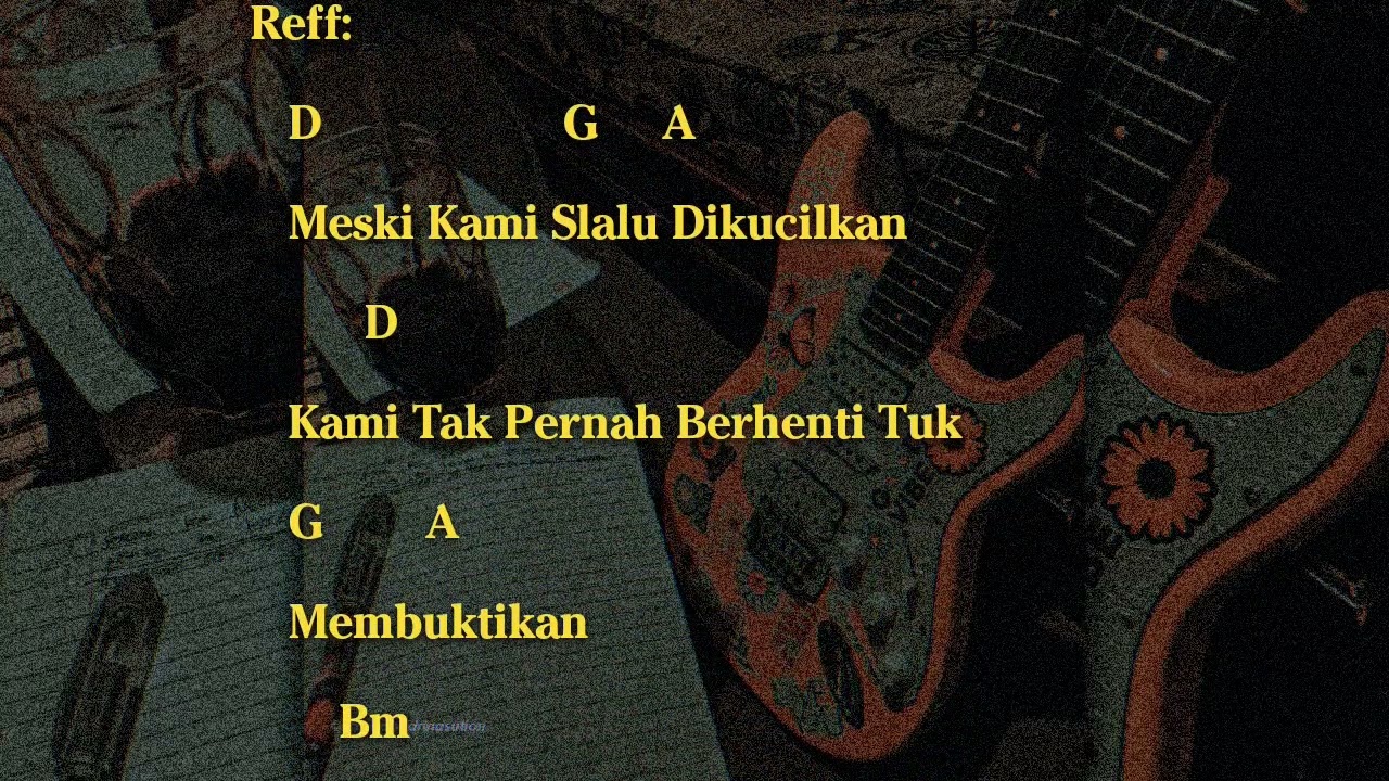 STAND HERE ALONE - KITA LAWAN MEREKA (CHORD)