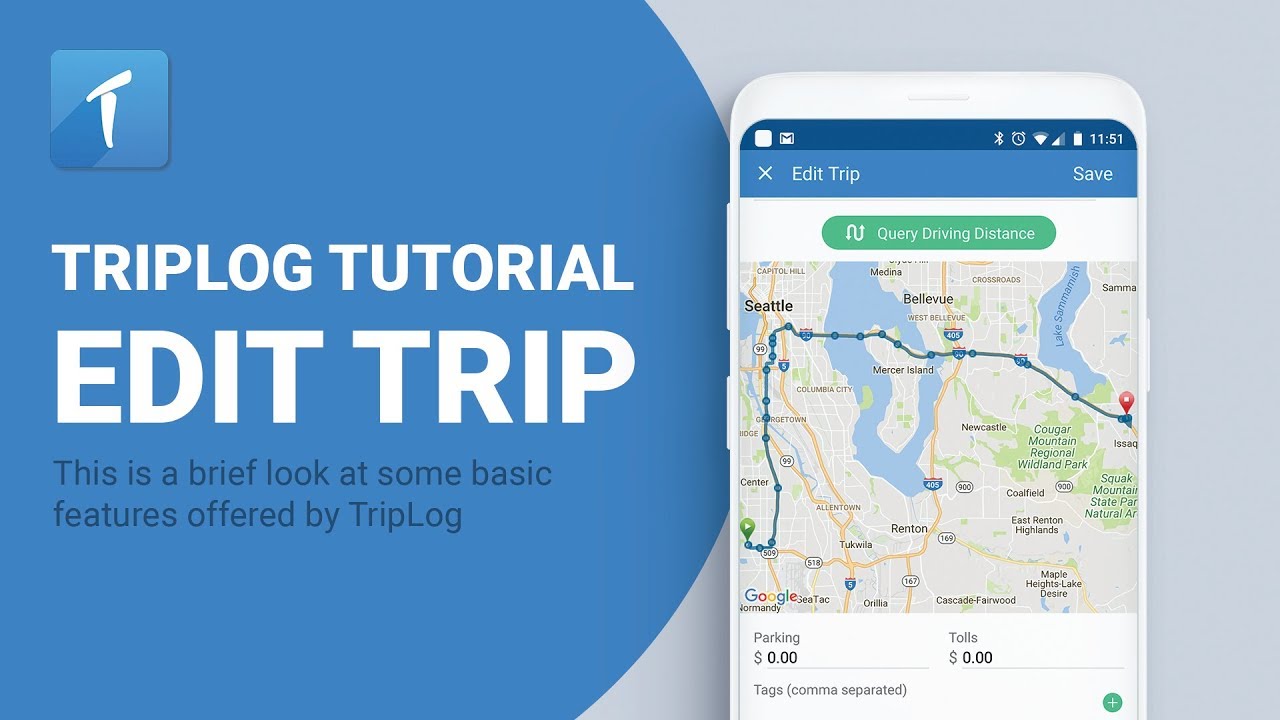TripLog Tutorial - Edit Trip