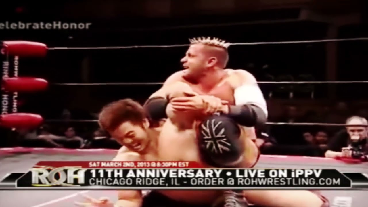 Nigel McGuinness vs KENTA (ROH World Title ¨7th Anniversary Show“ 2009) Highlights