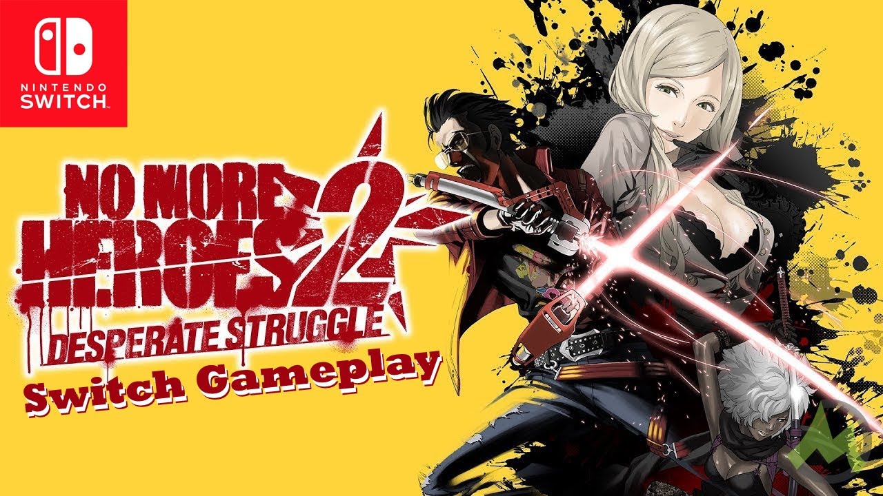 No More Heroes 2 Desperate Struggle - First 35 Minutes Nintendo Switch Gameplay