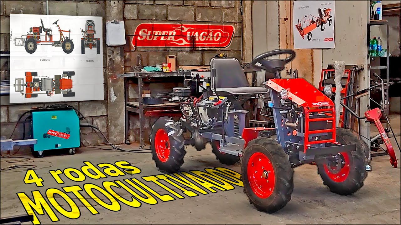 Motocultivador 4 Rodas Votuporanga