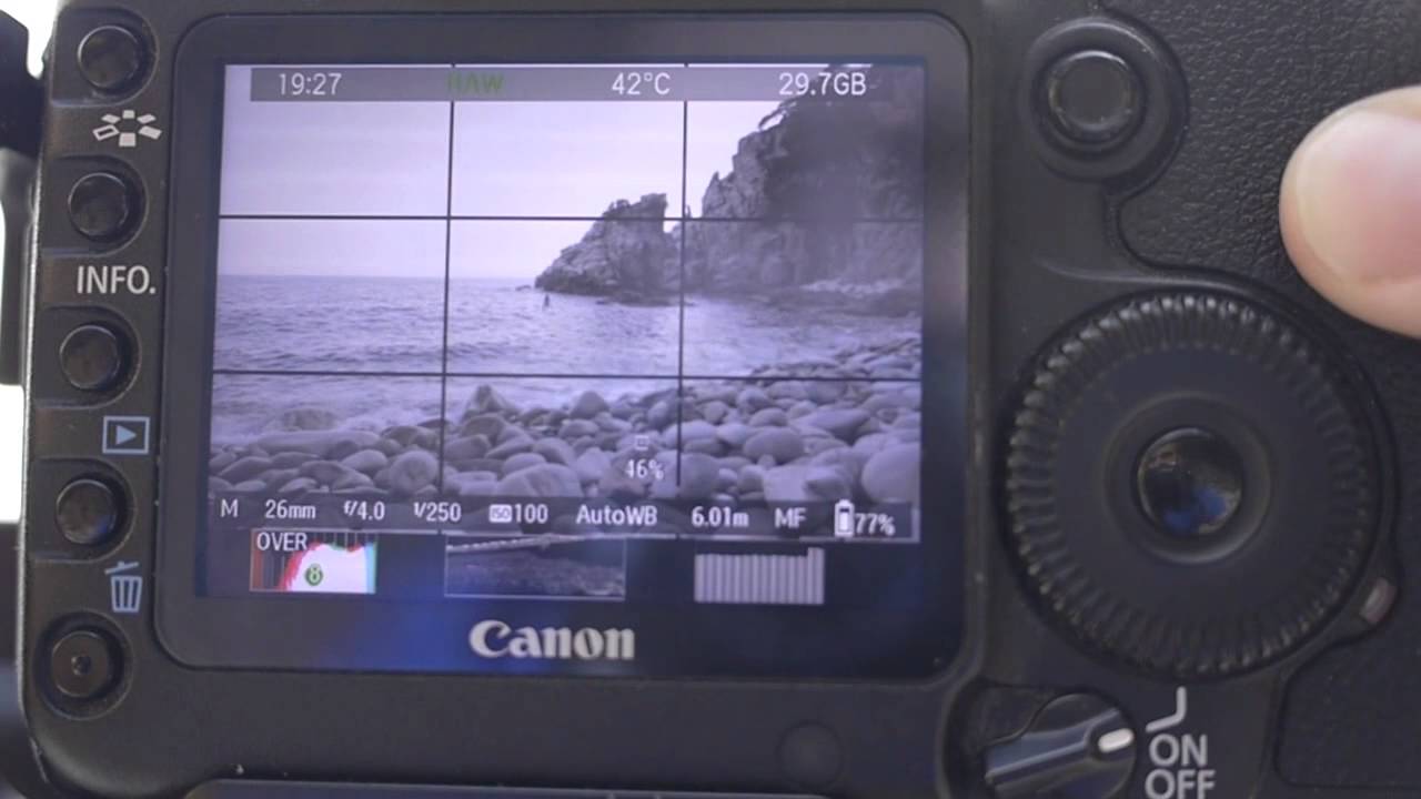 Derecheando Histograma con Magic Lantern