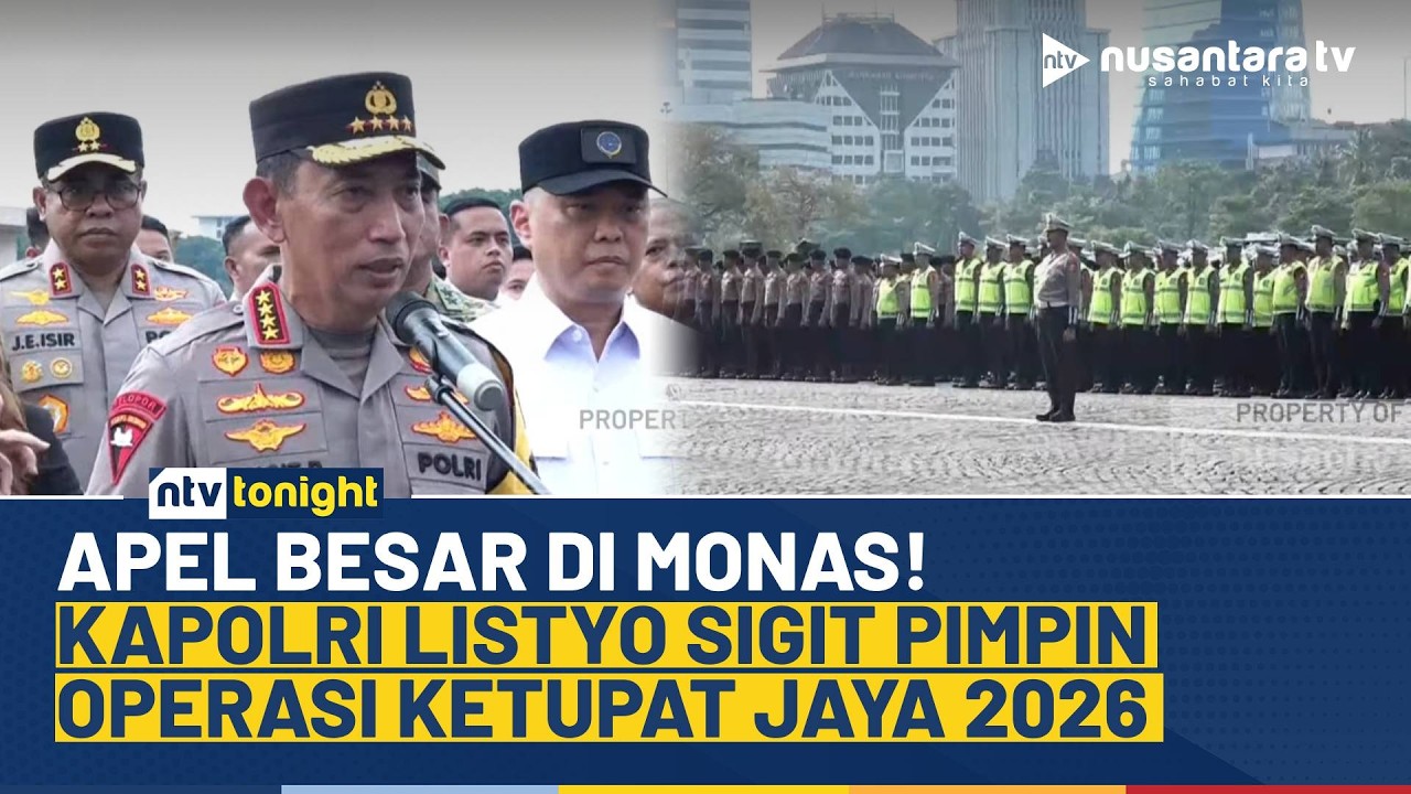 Pengamanan Mudik Lebaran Disiapkan, Kapolri Pimpin Apel Operasi Ketupat Jaya di Monas | NTV