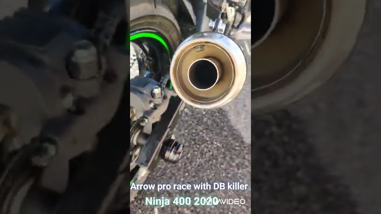 Ninja 400 2020, Exhaust Arrow Pro race