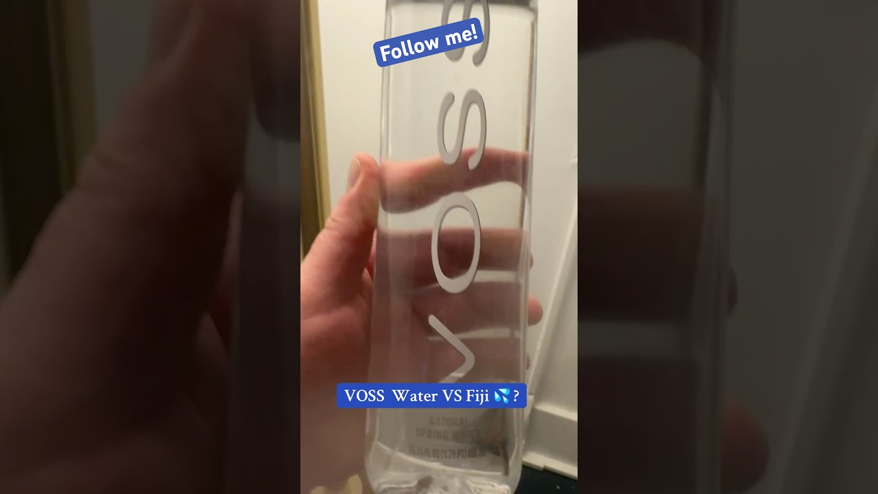 VOSS  Water VS Fiji 💦 ? #water  #voss #fiji  #review #wow #lol #funny