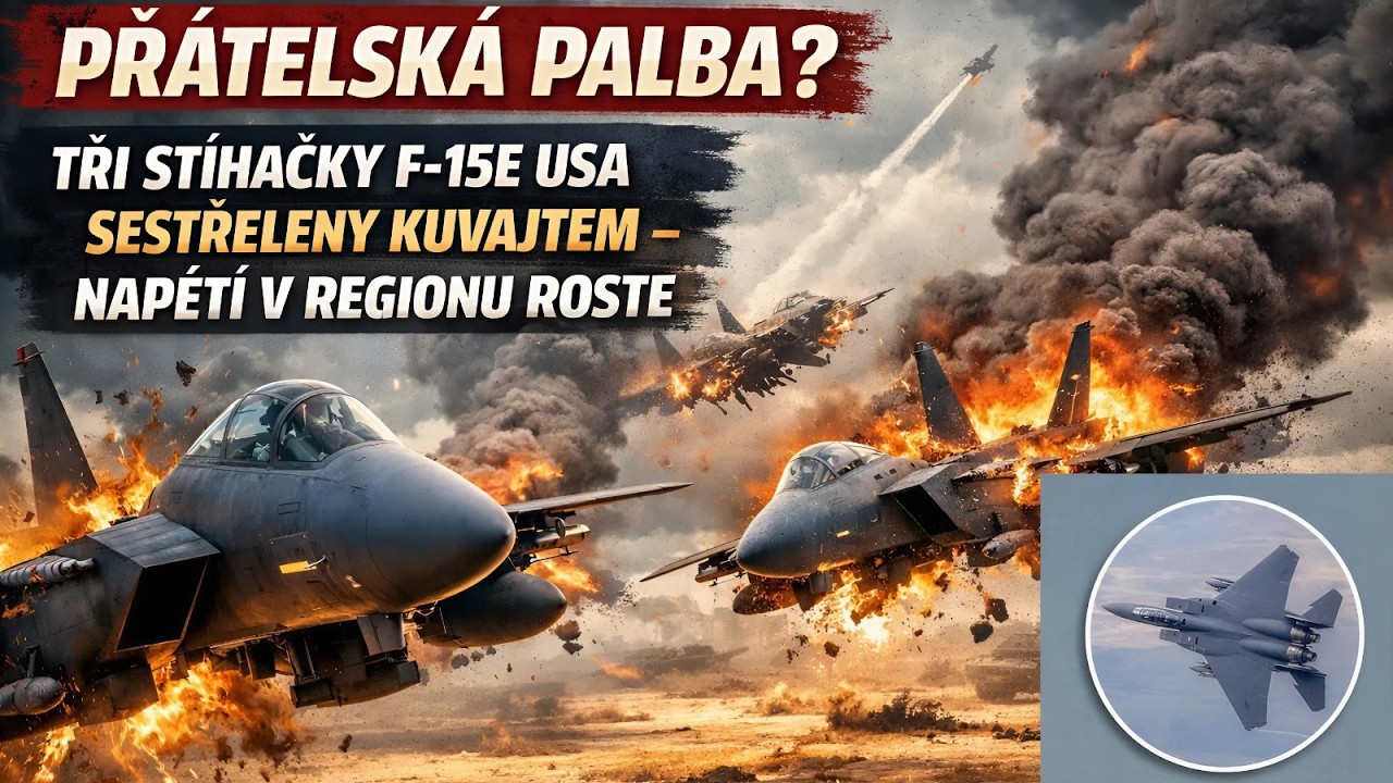 Přátelská Palba? Tři Stíhačky F-15e Usa Sestřeleny Kuvajtem – Napětí V Regionu Roste