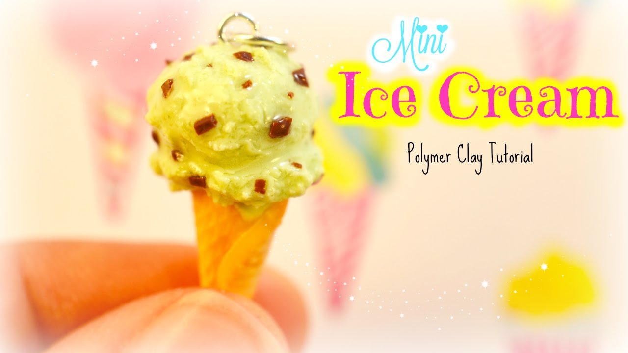 Mini Ice Cream Polymer Clay Tutorial
