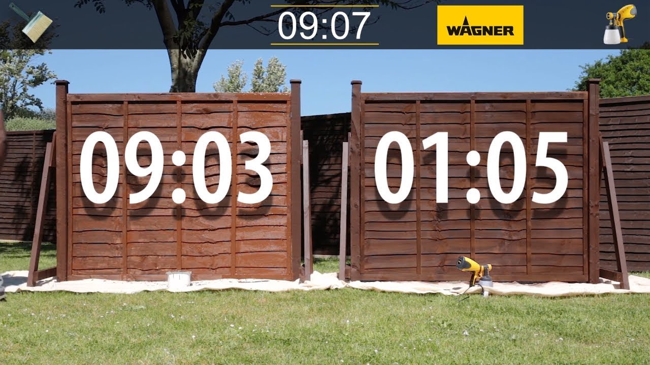 Wie streicht man am schnellsten einen Zaun? Die Challenge