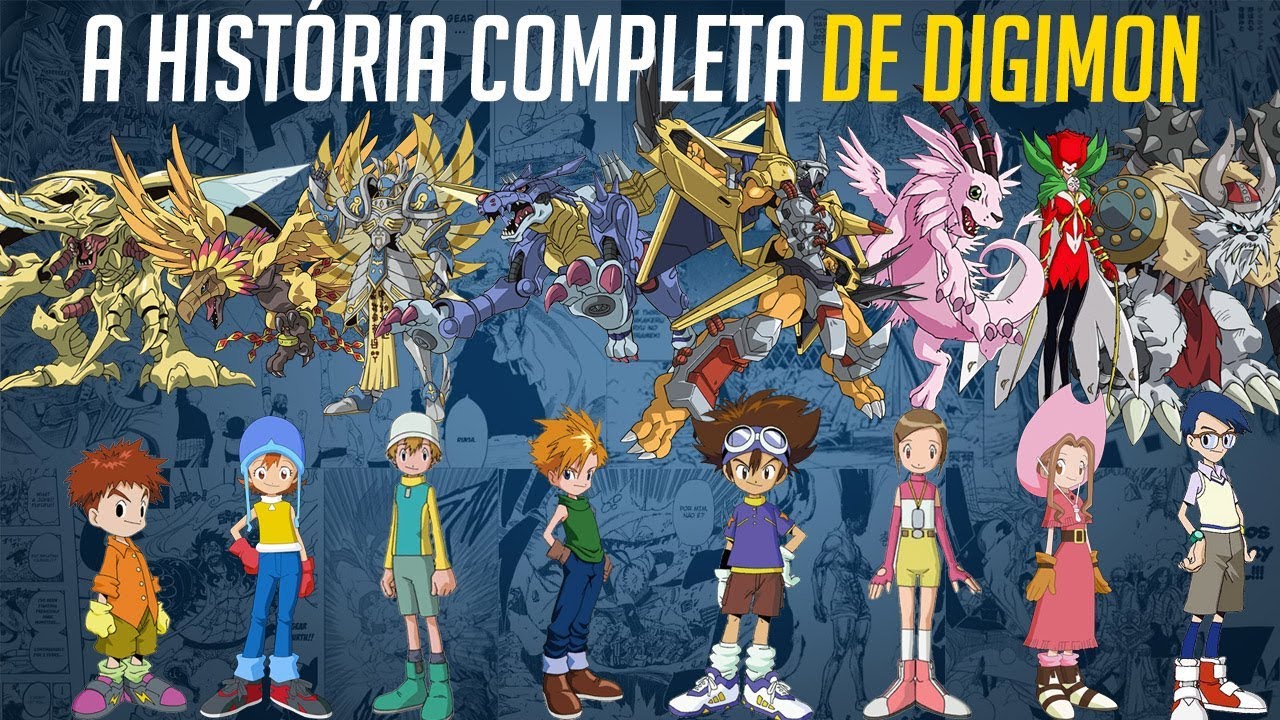 DIGIMON ADVENTURE A HISTÓRIA COMPLETA | DIGIMON 1, 2 E TRI | Nerd Sensei