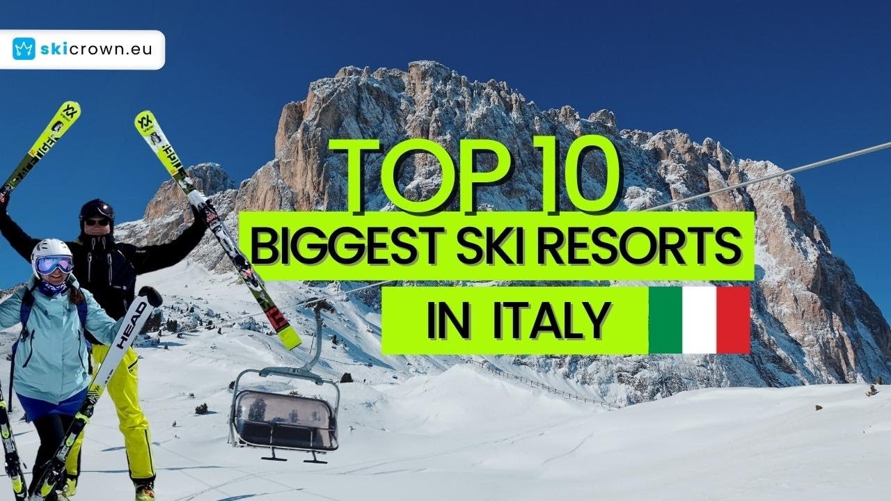 TOP 10 Biggest Ski Resorts in ITALY! Which ski resort is your favorite?