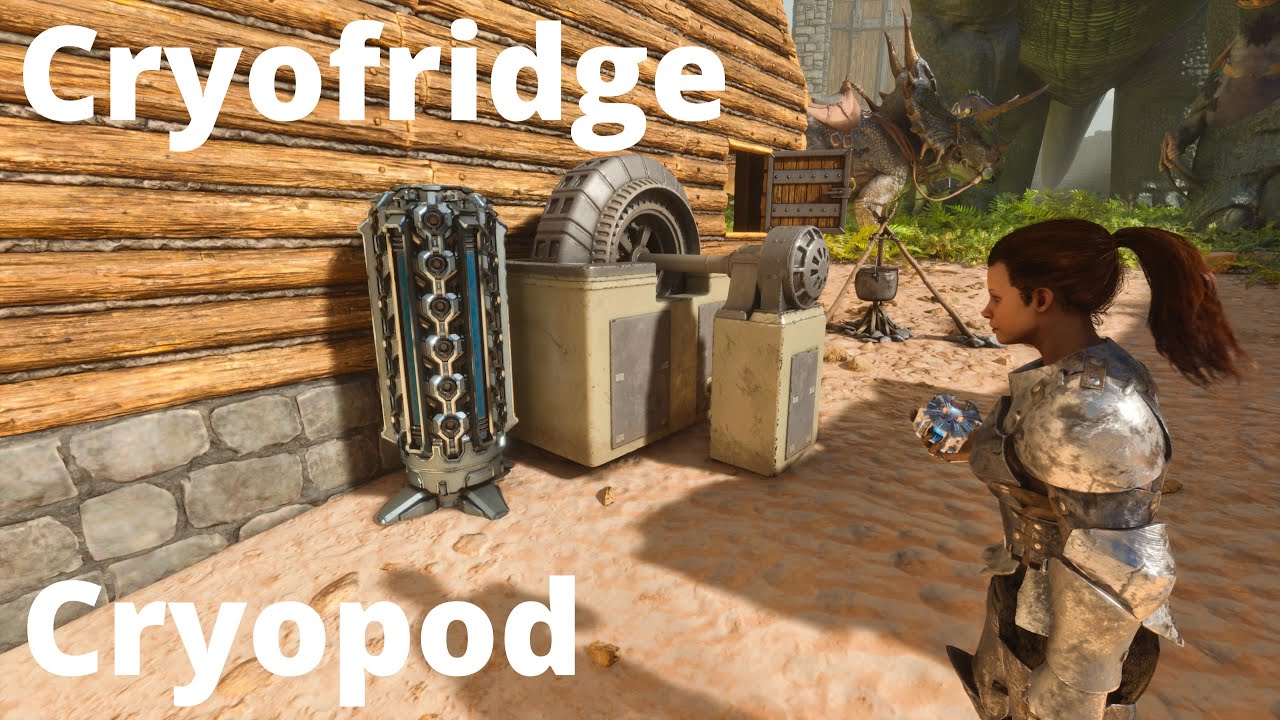 Jak funguje cryopod  ( Cryopod a Cryofridge ) - Ark Survival Ascended CZ/SK