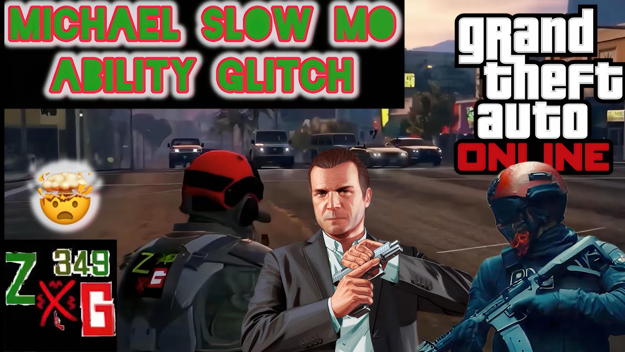 Michael’s SLOW MOTION ABILITY in GTA Online