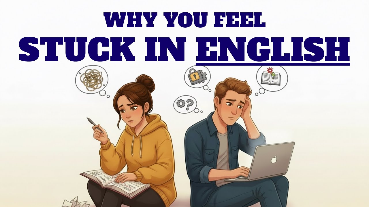 Why you feel STUCK in English (and How to Fix IT) | Real Life Scenes