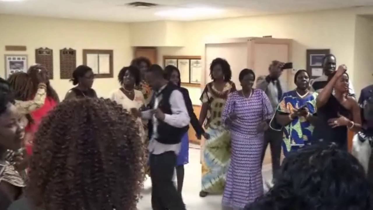 Ajieng Deng Chol at Leu community fundraiser 2016.