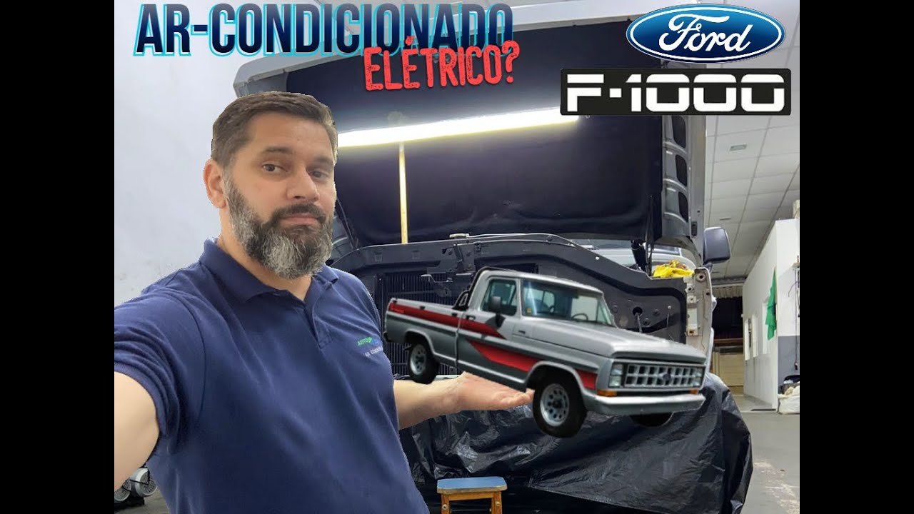Ford F-1000 com ar-condicionado e compressor elétrico