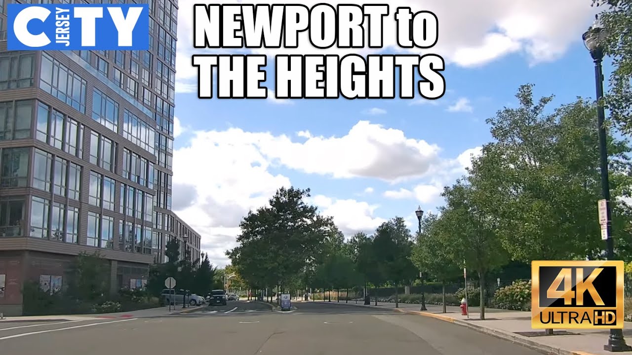 4K Jersey City drive: Newport to the Heights