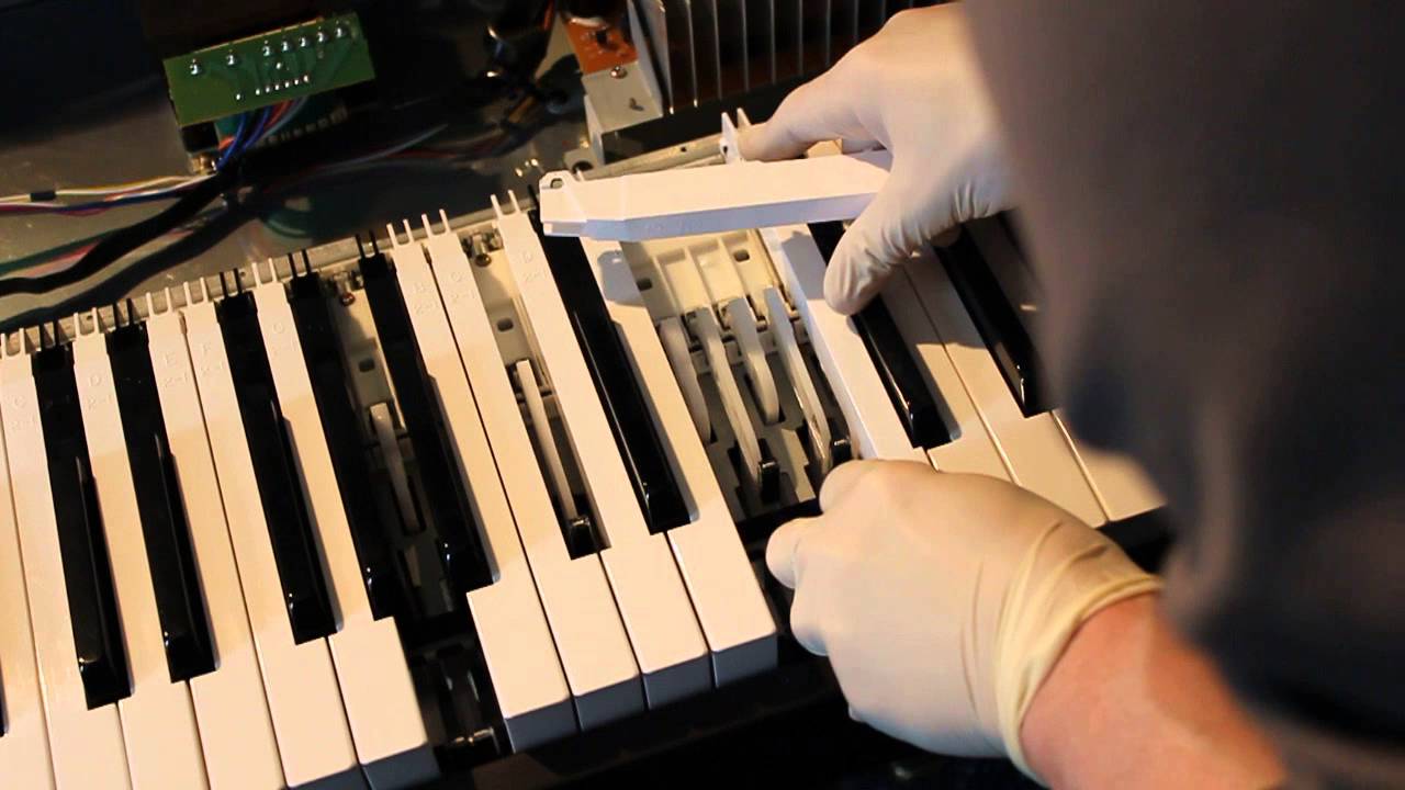 Reparatur Digital Piano Roland HP2800 (Key Repair of a Digital Piano)