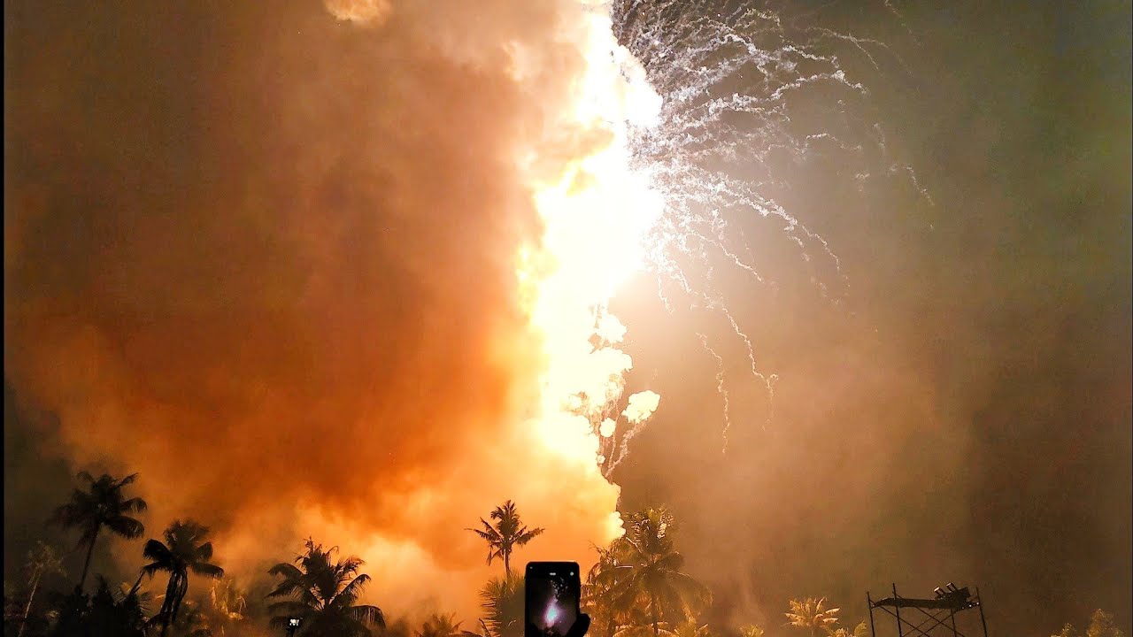 Fireworks Infant Jesus Church Kallettumkara Festival 2026