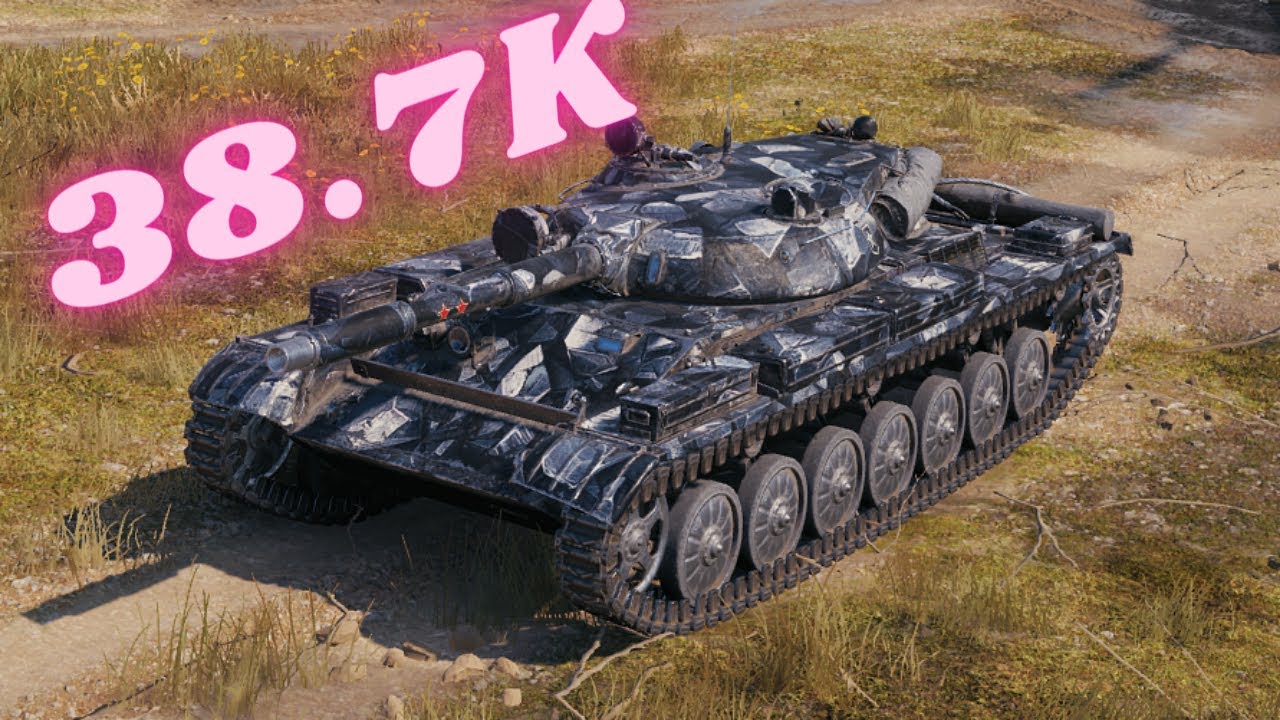 38.7K урона T-100 LT  World of Tanks T-100 LT 20K + Т-100 ЛТ 18.7K