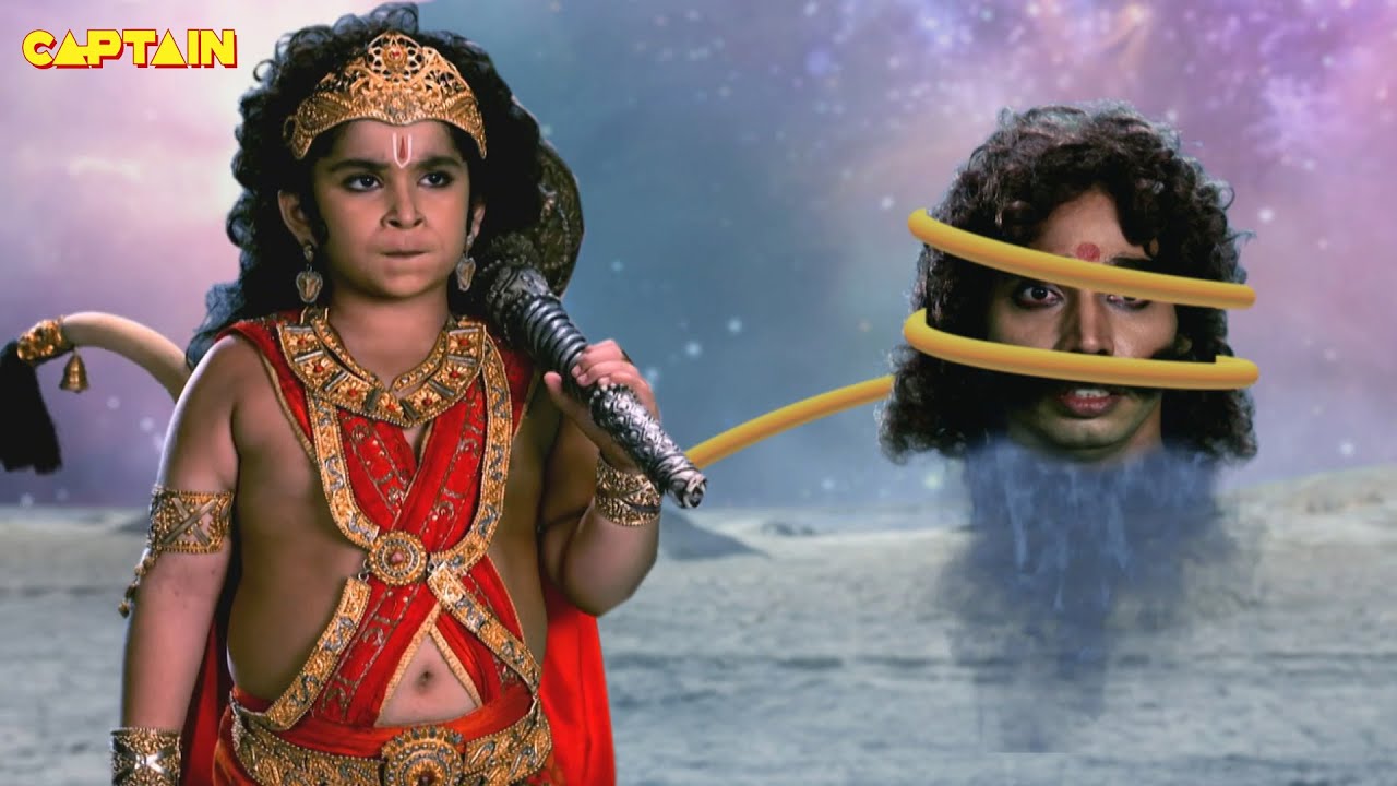 बाल हनुमान ने कर लिया राहु और केतु को अपनी पूंछ में कैद || महाबली हनुमान भाग.133