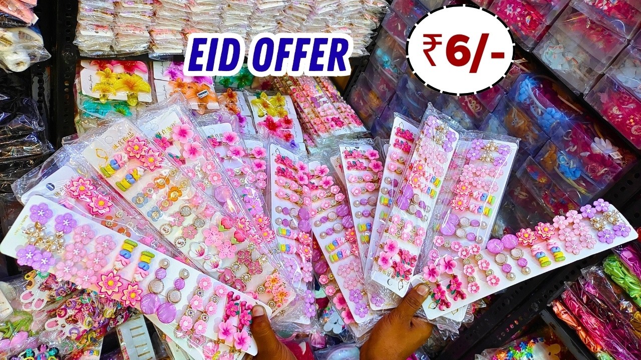 Hair Accessories ₹6/- Hair Bands Clutcher Rubber Band Clips Hyderabad Wholesale