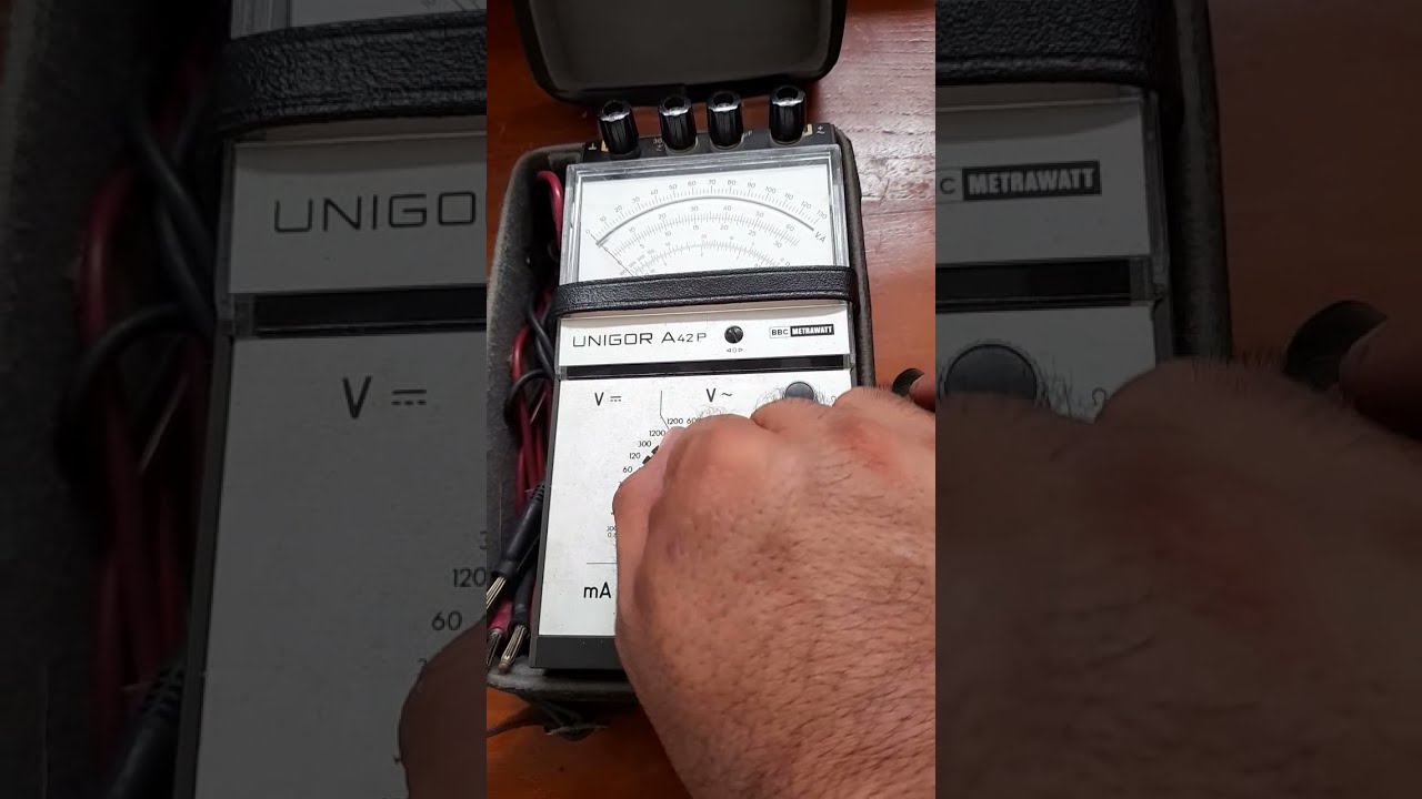 Electrical Measurement Instrument | Old Analog Multitester Unigor A42P | Multitester analog jadul
