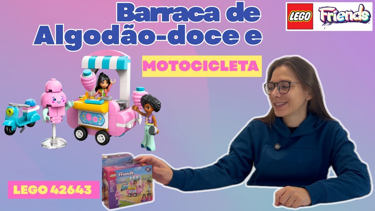 🎬 00018: LEGO Friends: Barraca de Algodão-Doce - 42643 (unboxing) 