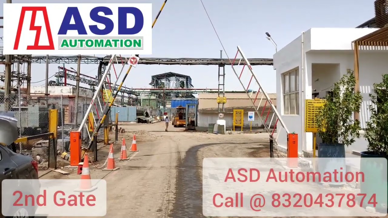 Boom Barrier at Agrocel Industries Limited, Kutchh - 2nd Gate @ASD_Automation