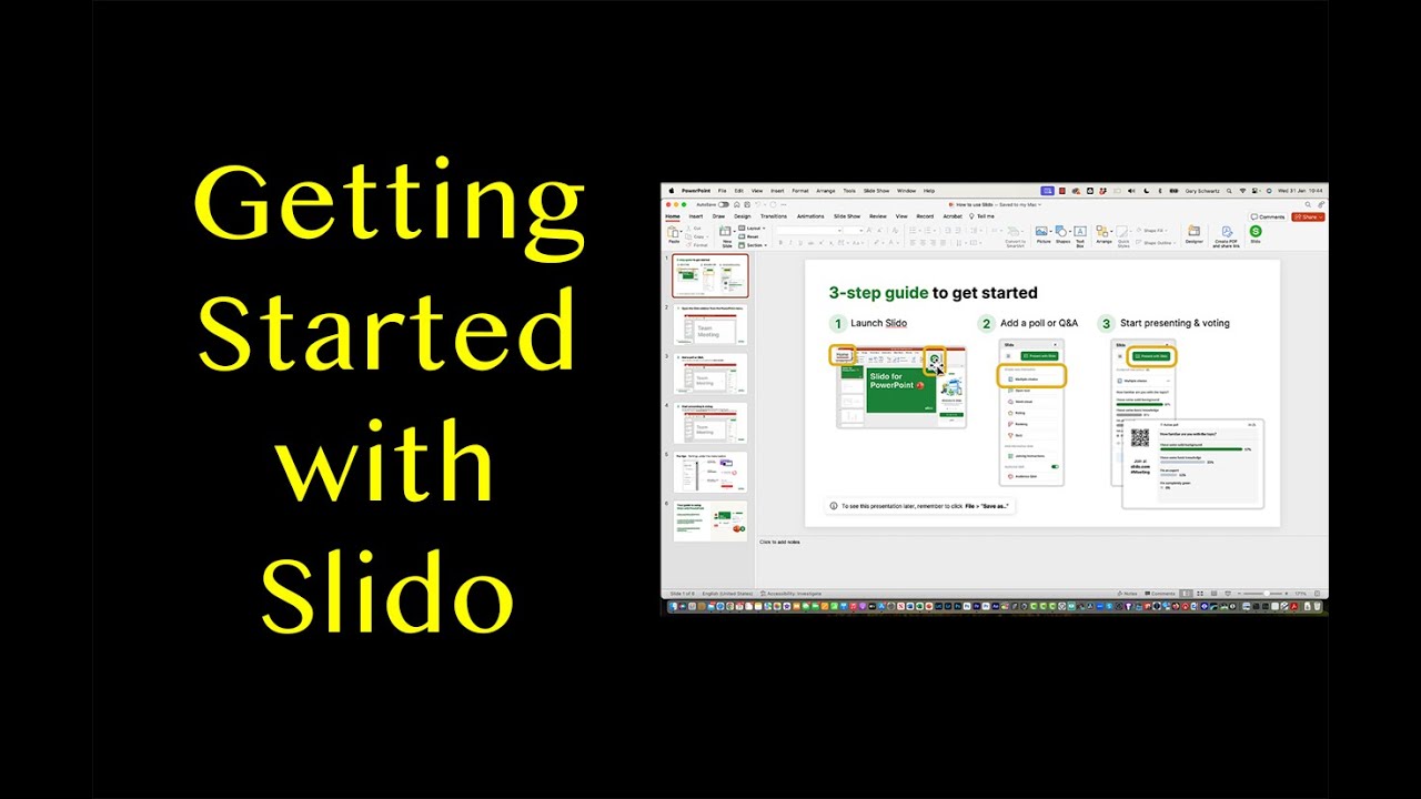 Get started with Slido. Setting up and using it #slido #polling