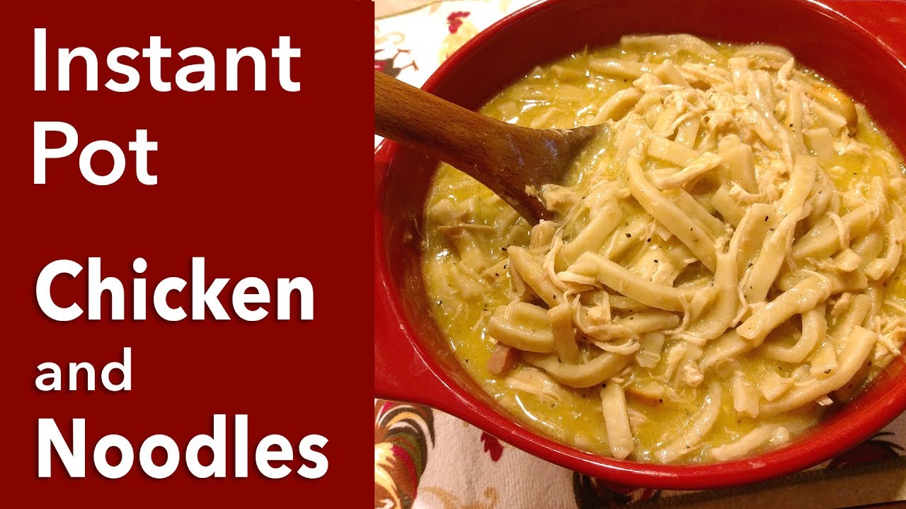 Instant Pot Chicken and Noodles