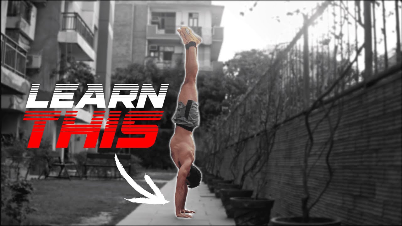 How to do a Handstand in Hindi | Step by step progressions for beginners