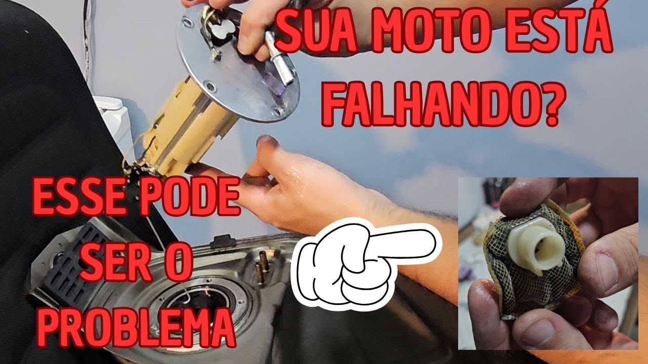 Como trocar o filtro da bomba de gasolina - SUA MOTO PODE ESTAR ASSIM