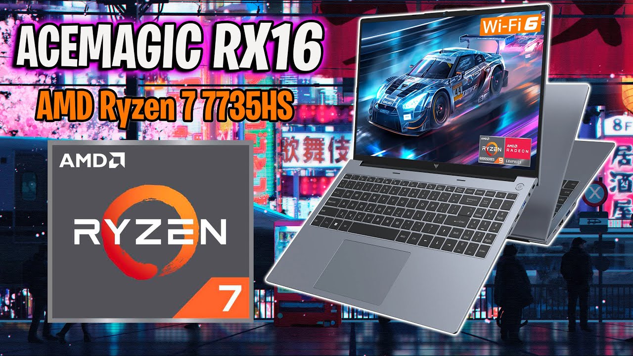 ESPECTACULAR Nuevo PORTÁTIL Acemagic RX16, Giro de pantalla 180º y AMD Ryzen 7, Revisión Completa